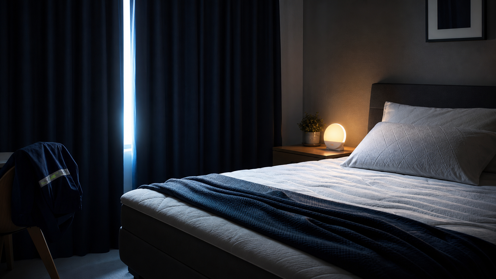 夜勤後の腰のつらさと寝具見直しイメージ